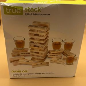 True Stack Group Drinking Game. NWT.
